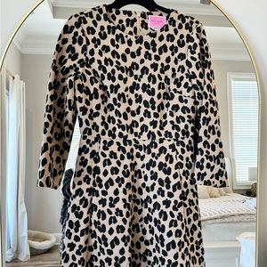 Kate Spade Forest Feline Jacquard Dress